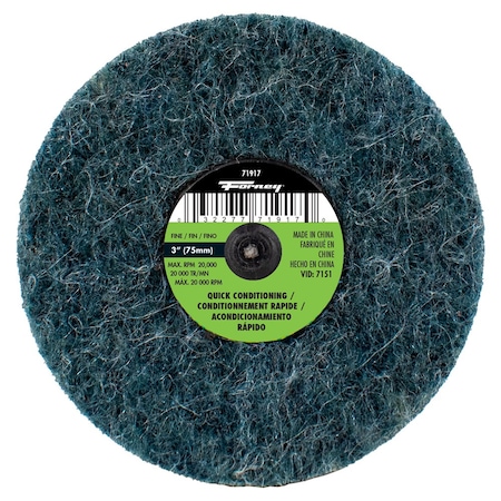 Forney Surface Prep Pad, 3 in Fine Grit 71917